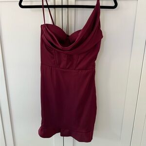 OH POLLY Satin🍷Dress- Size 6.